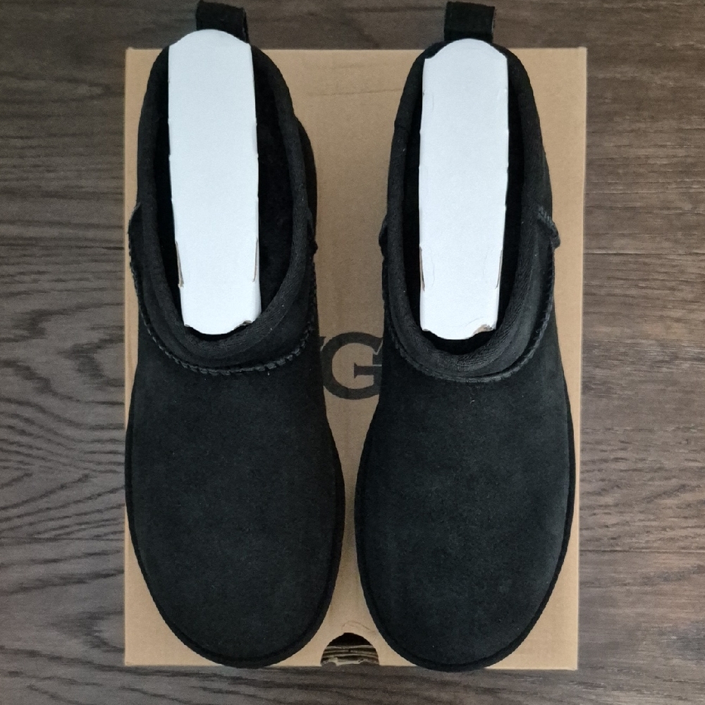 UGG Black Suede Women's Boots